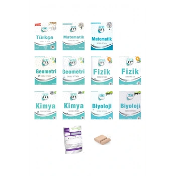 PALME TYT-AYT SAYISAL Soru Bankası (Türkçe + Matematik + Geometri+Fizik +Kimya+Biyoloji) +TYT Deneme