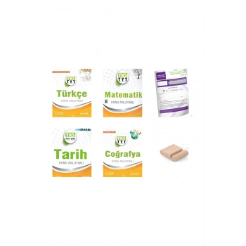 PALME TYT EŞİT AĞIRLIK Konu Anlatım Seti(Türkçe + Matematik+Tarih+Coğrafya)+TYT Deneme+Tlf. Stand