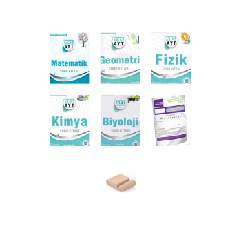 PALME AYT SAYISAL Soru Bankası ( Matematik + Geometri+ Fizik + Kimya + Biyoloji)+TYT Deneme