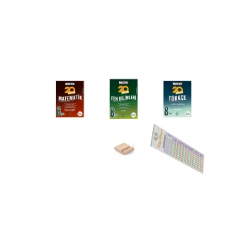 Okyanus 8. Sınıf LGS MASTER Türkçe + Matematik + Fen Branş Deneme SETİ / Orta İleri Düzey