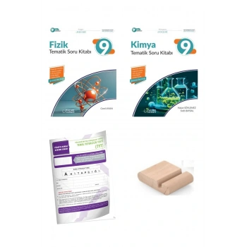 PALME 9. Sınıf Fizik Kimya Tematik Soru Kitabı SETİ-YENİ MÜFREDAT+Telefon Tutucu
