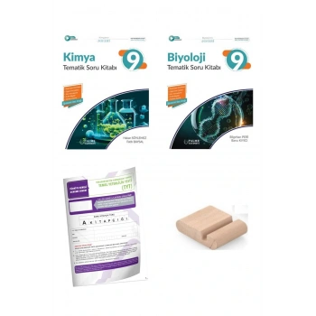PALME 9. Sınıf Kimya Biyoloji Tematik Soru Kitabı SETİ-YENİ MÜFREDAT+Telefon Tutucu