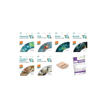 PALME 9. Sınıf Tematik Soru Kitabı SETİ-YENİ MÜFREDAT (Matematik Fizik Kimya Biyoloji Edebiyat Tarih