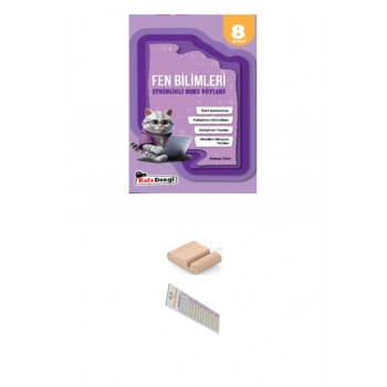 8. Sınıf Fen Bilgisi Etkinlikli Ders Föyü 2026 LGS+Telefon Tutucu+Soru Çözüm Ayracı