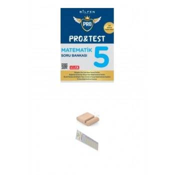 5. sınıf PROTEST Matematik Soru Bankası-/Maarif Modeli YENİ MÜFREDAT/+Telefon Tutucu+Çözüm Ayracı