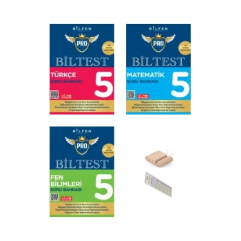 5. sınıf BİLTEST Soru Bankası(Türkçe-Matematik Fen)YENİ MÜFREDAT/Telefon Tutucu