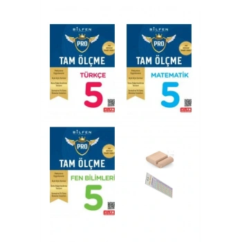 5. sınıf TAM ÖLÇME (Türkçe-Matematik-Fen) /Maarif Modeli YENİ MÜFREDAT/+Telefon Tutucu