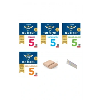 5. sınıf TAM ÖLÇME (Türkçe-Matematik-Fen-Sosyal) /Maarif Modeli YENİ MÜFREDAT/+Telefon Tutucu