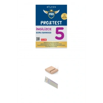 5. sınıf PROTEST İngilizce Soru Bankası-/Maarif Modeli YENİ MÜFREDAT/+Telefon Tutucu+Çözüm Ayracı