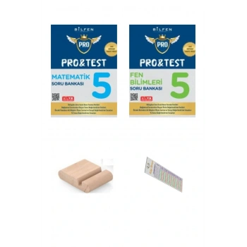 5. sınıf PROTEST Soru Bankası(Matematik Fen)YENİ MÜFREDAT/Telefon Tutucu