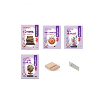 5. Sınıf Soru Bankası SETİ(Türkçe+Matematik+Fen+Sosyal)-2026 Yeni Müfredat-Telefon Tutucu