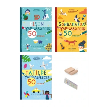 8-12 Yaş Macera Günlüğüm Serisi /Kış Yaz ve Sonbaharda Yapılabilecek 150 Etkinlik + Tablet Standı