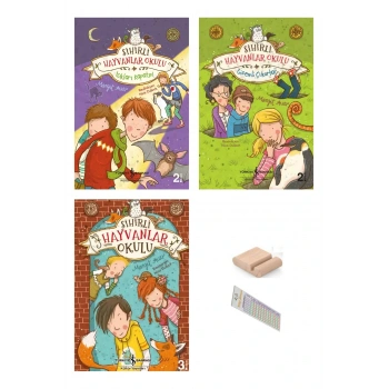 2. ve 3. Sınıf Sihirli Hayvanlar Okulu Hikaye Serisi 3 Kitap Değerler Eğitimi(8-11 Yaş)Tablet Standı