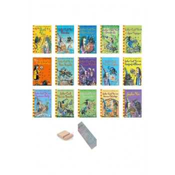 Sakar Cadı Vini Serisi - Dünyaca Ünlü Eğülenceli Hikaye Seti 15 Kitap + Tablet Standı