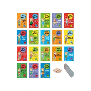 İşte Mert ! Kazanımlar ve Karakter Gelişimi Seti - 18 Kitap + Tablet Standı