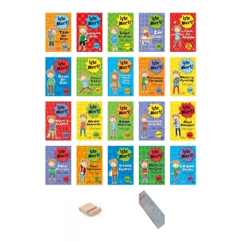 2. Sınıf ve 3. Sınıf İşte Mert ! Kazanımlar ve Karakter Gelişimi Seti -20 Kitap Hikaye+Tablet Standı