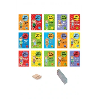 İşte Mert ! Kazanımlar ve Karakter Gelişimi Seti - 15 Kitap + Tablet Standı