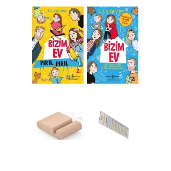 Bizim Ev - Karar Ailesi ile Komik Maceralar - Çocuk Romanları - 8-12 Yaş  / 2 Kitap + Tablet Standı