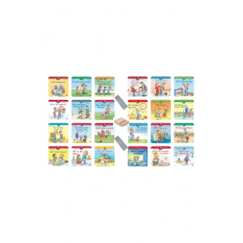 Elif İle Okuma Kitabım Değerler Eğitimi 4-7 Yaş Okul Öncesi ve İlkokul- 24 Kitap-2 +Telefon Tutucu