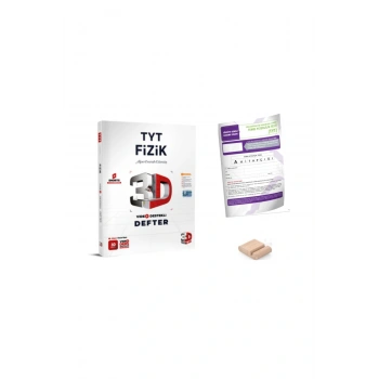 3D TYT Fizik Video Destekli Defter - YKS 2026 + Telefon Tutucu + TYT Deneme