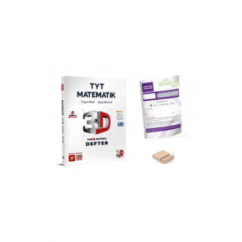 3D TYT Matematik Video Destekli Defter - YKS 2026 + Telefon Tutucu + TYT Deneme