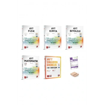 3D AYT Matematik Fizik Kimya Biyoloji + 3lü SAYISAL Simülasyon Deneme YKS 2026 + Tutucu + Deneme