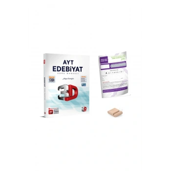 3D AYT Edebiyat Soru Bankası -YKS 2026 + Telefon Tutucu + TYT Deneme