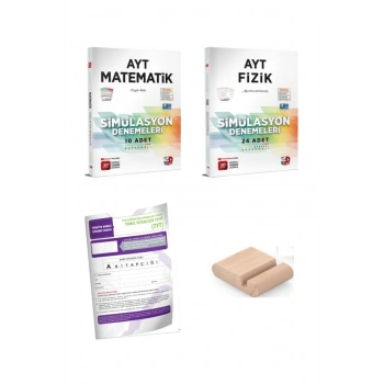 3D AYT Matematik Fizik SAYISAL Simülasyon Deneme YKS 2026 + Telefon Tutucu + TYT Deneme