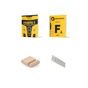 HIZ 8.Sınıf Fen HİBRİT + Soru Bankası LGS 2026 + Telefon Tutucu + Çözüm Ayracı