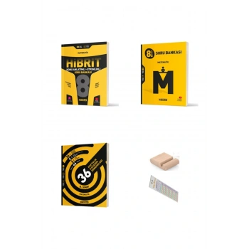 HIZ 8.Sınıf Matematik HİBRİT + Soru Bankası + Haftalık Deneme LGS 2026 + Telefon Tutucu+Çözüm Ayracı