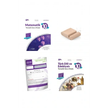 PALME 10. Sınıf Joker Matematik ve Edebiyat Soru Kitabı 2026 YENİ MÜFREDAT+Deneme+ Telefon Tutucu