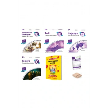 PALME 10. Sınıf Tematik Edebiyat Tarih Coğrafya Fels Soru Kitabı 2026 YENİ MÜFREDAT+Tutucu+Plan Deft
