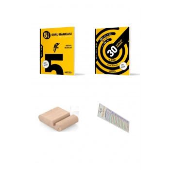 HIZ 5. Sınıf Sosyal Soru Bankası + 30 Haftalık Deneme 2025-2026 + Telefon Tutucu + Çözüm Ayracı