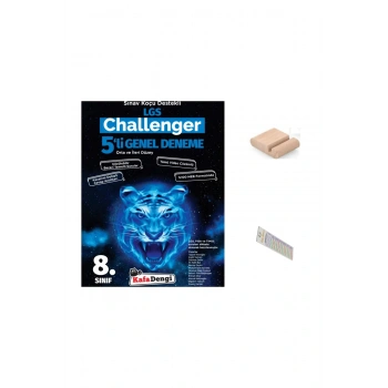 KafaDengi 8.Sınıf 5li Challenger Paket Deneme LGS 2026 +Telefon Tutucu+Çözüm Ayracı