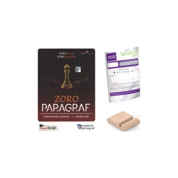 KafaDengi Zoro Paragraf Soru Bankası (Zor Seviye) 2025-2026 + Telefon Tutucu + TYT Deneme