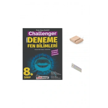 8.Sınıf Challenger Fen Branş Denemesi (12li) LGS 2026 +Telefon Tutucu+Çözüm Ayracı