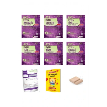KafaDengi AYT Extra SAYISAL Soru Bankası Mat Geo Fizik Kimya Biyoloji 2025-2026+Plan Defter+Tutucu