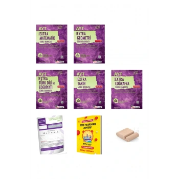 KafaDengi AYT Extra EŞİT AĞIRLIK Matematik+Geo+Edebiyat+Tarih+Coğrafya Soru Bankası+PlaNLAMA Defteri