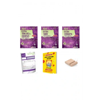 KafaDengi AYT Extra Edebiyat + Tarih + Coğrafya Soru Bankası +Planlama Defteri +Telefon Tutucu