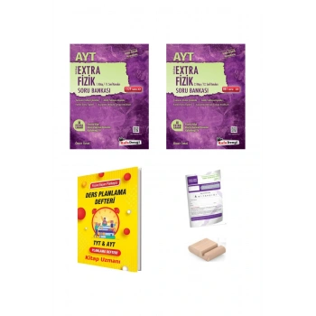 KafaDengi AYT Extra Fizik Soru Bankası /1. ve 2. Kitap 2025-2026 + Telefon Tutucu + Plan Defteri