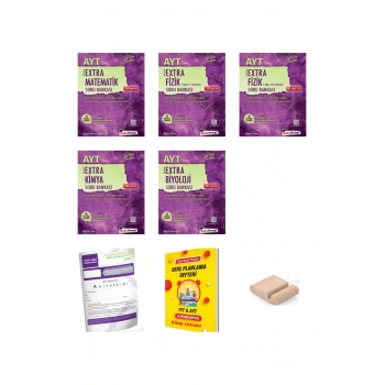 KafaDengi AYT Extra Matematik Fizik Kimya Biyoloji SAYISAL Soru Bankası 2025-2026+Plan Defter+Tutucu