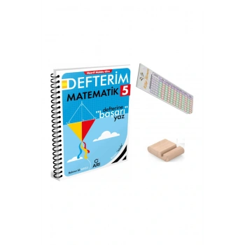 ARI 5. Sınıf Matematik Defterim - Matemito - 2025-2026 + Telefon Tutucu + Çözüm Ayracı