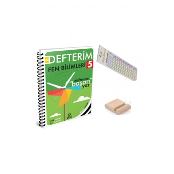 ARI 5. Sınıf Fen Bilimleri Defterim - Fenito - 2025-2026 + Telefon Tutucu + Çözüm Ayracı