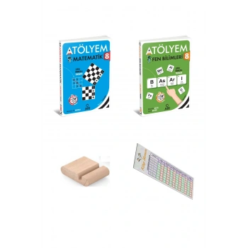 ARI 8. Sınıf Matematik Fen Atölyem SETİ - LGS 2026 - Telefon Tutucu + Çözüm Ayracı