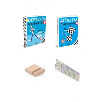 ARI 8. Sınıf Matematik Atölyem + Defterim - Matemito SETİ - LGS 2026 - Telefon Tutucu + Çözüm Ayracı