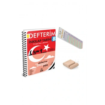 ARI 8. Sınıf İnkılap Tarihi Defterim LGS 2026 - Telefon Tutucu + Çözüm Ayracı