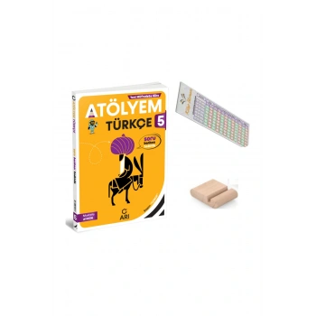ARI 5. Sınıf Türkçe Atölyem - Türkçemino - 2025-2026 + Telefon Tutucu + Çözüm Ayracı