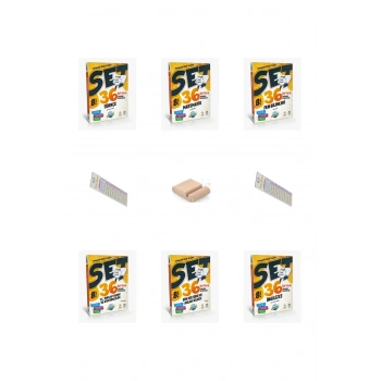 8. Sınıf SET 36 Haftalık Kazanım Denemeleri Tüm Dersler SETİ 6 Branş + Telefon Tutucu + Çözüm Ayracı