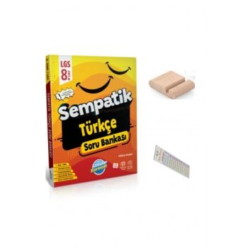 8. Sınıf Sempatik Türkçe Soru Bankası LGS 2026 + Telefon Tutucu + Çözüm Ayracı