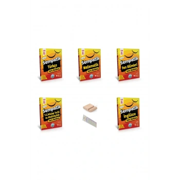 8. Sınıf Sempatik Soru Bankası 5li SET LGS 2026 + Telefon Tutucu + Çözüm Ayracı